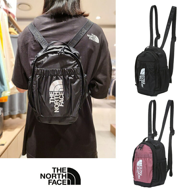 ★配送無料★[THE NORTH FACE] BOZER MINI BACKPACK NM2DN71 韓国 ザノースフェイス ホワイトラベル WHITE LABEL リュックサック リュック 小さい ミニ コンパクトたっぷり 収納 かわいい コーデ レディース メンズ ブラック 黒 韓国 新作 2022 旅行 バッグ