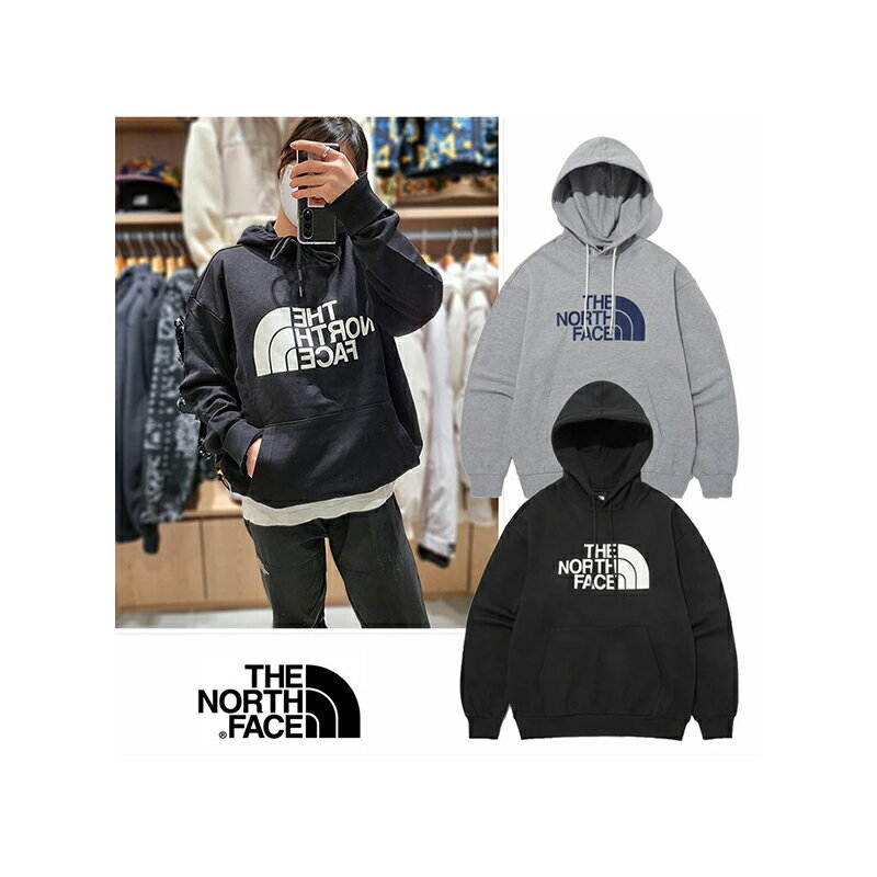 ノースフェイス カーディガン メンズ ★送料無料★THE NORTH FACE★COTTON LOGO RELAXED HOODIE NM5PP41 パーカー フード フーディ スウェット スエット トレーナー フード付き コットン 綿 レディース メンズ 韓国 プルオーバー カーディガン ジャケット ホワイトレーベル 人気 おしゃれ コーデ 新作 2023 2024