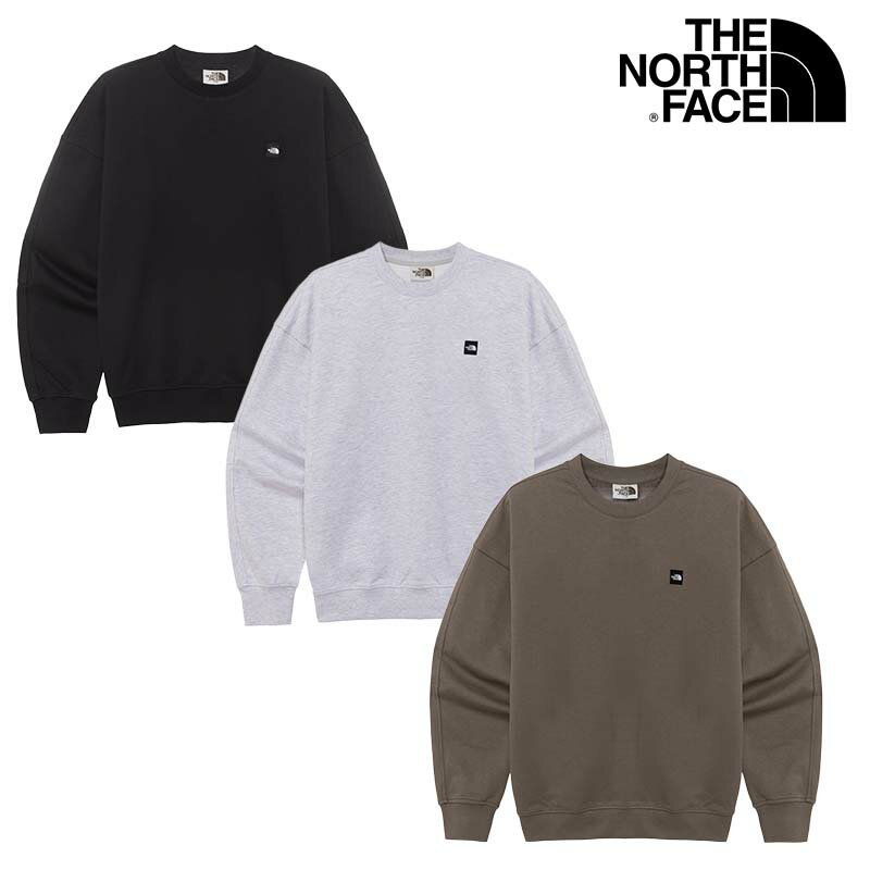 樂天商城 - [THE NORTH FACE] NM5MR01 ESSENTIAL SWEATSHIRTS ノースフェイス トレーナー スエット 長袖 韓国 レディース メンズ かわいい コーデ ユニセックス 男女 共用 兼用 ラウンド 綿 コットン 丸襟 ロゴ