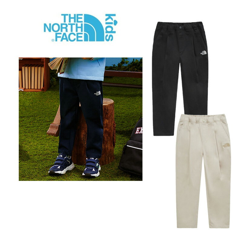 ★送料無料★THE NORTH FACE★K'S COMFY PANTS NP6NP01 パンツ ズボン キッズ 男の子 女の子 トレーニングパンツ ジャージ チノパン ストレート テーパード ロング 韓国 ゴム コットン 綿 ノースフェイス ベーシック シンプル 人気 おすすめ おしゃれ コーデ