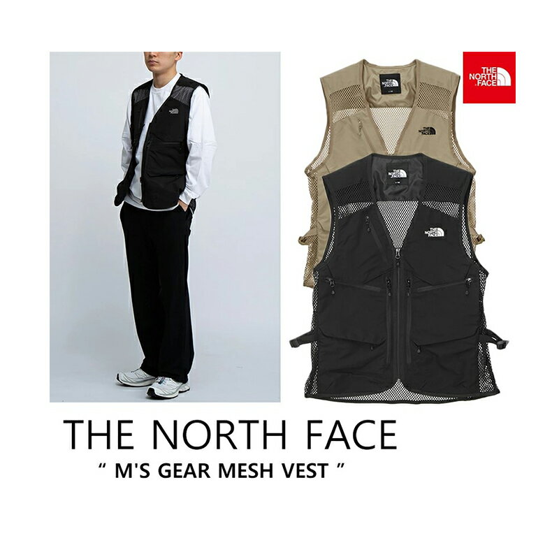 ★送料無料★ [THE NORTH FACE] M'S GEAR MESH VEST NV3BN01 メンズギヤメッシュベストノースフェイス 韓国 アクティビティ アウトドア ランニング マラソン トレイル ベスト チョッキ MEN メンズ 2色