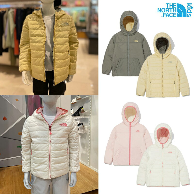 ★送料無料★[THE NORTH FACE] K'S RVS V NUPTSE HOODIE NJ3NN32 男の子 女の子 キッズ ノースフェイス ホワイトラベル WHITE LABEL 軽量 KIDS 韓国 人気 新作 2022 コーデ ジュニア ヌプシ ダウンジャケット ジャンパー ジャンバー 軽い キルティング