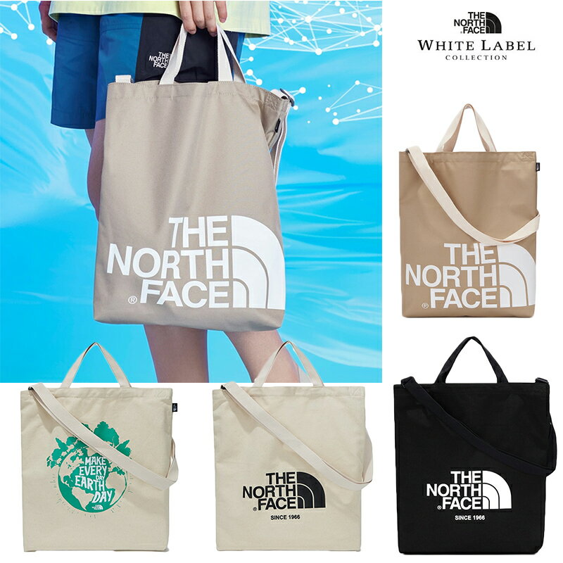 ★送料無料★ [THE NORTH FACE] BIG LOGO TOTE 2 NN2PM11 ビッグ ロゴ トートバック ホワイトラベルノースフェイス ショルダーバッグ シンプル 軽い メンズ レディース 男女共用