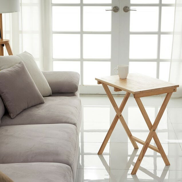 ★送料無料★韓国インテリア★MONOMENT★Collapsible Table 折りたたみテーブル サイドテーブル ベッド 寝室 ベッドルーム 机 デスク おしゃれ 北欧 かわいい ガラス コーヒーテーブル カフェ ソファ 収納付き 収納棚