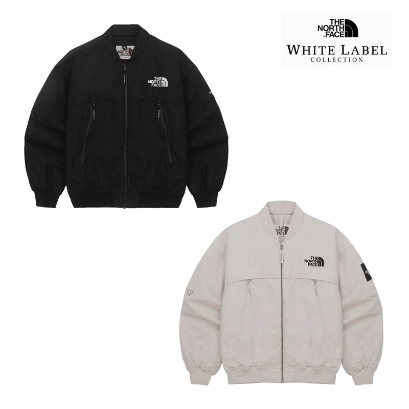 ★送料無料★THE NORTH FACE★HERITAGE ECO HEAT BOMBER NJ3NQ54 ボンバージャケット MA-1 ジッパー フライトジャケット ダウンジャケット 防水 ショート 軽量 防寒 薄手 フードなし ブルゾン メンズ レディース ホワイトレーベル 韓国 限定 ファスナー ジップアップ