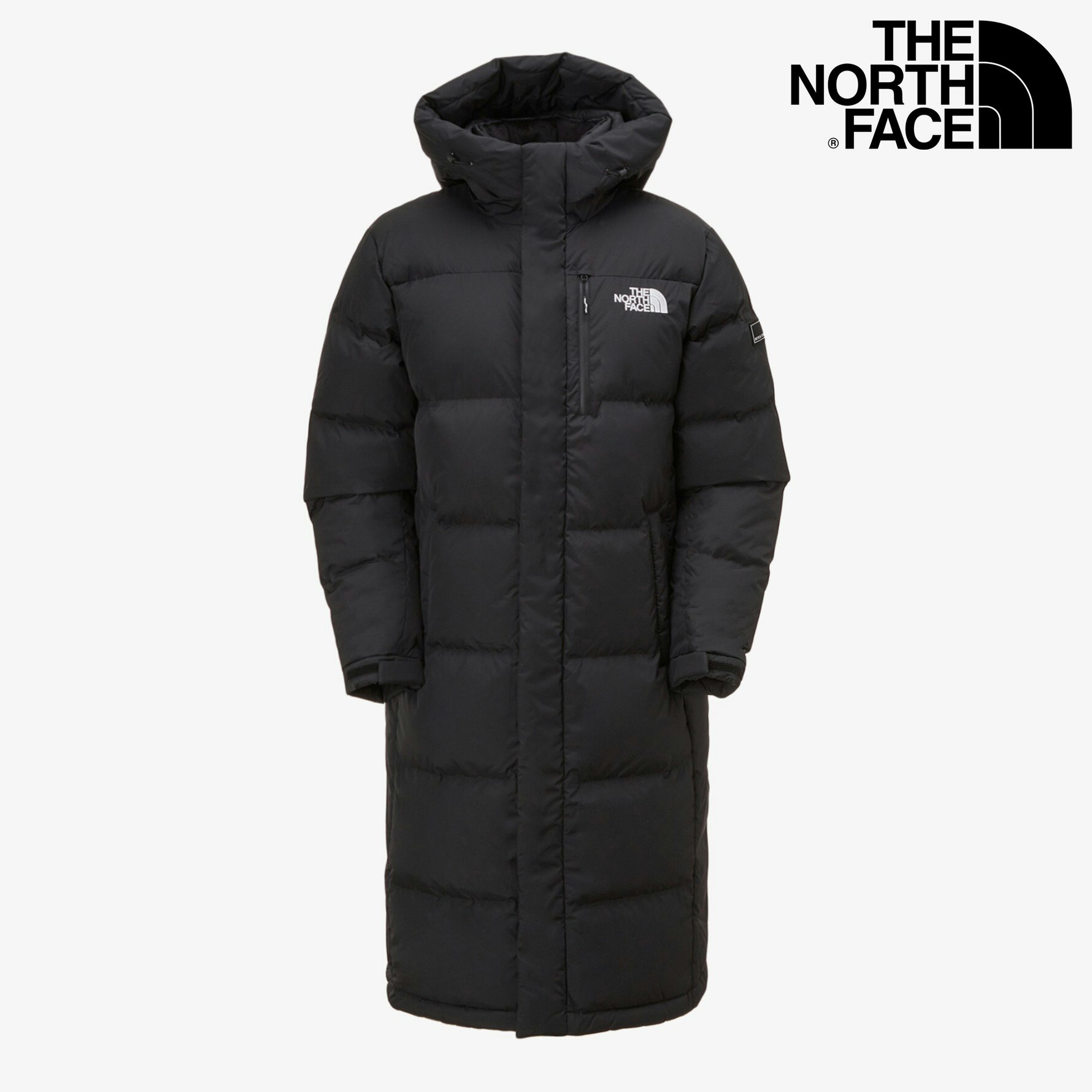 [THE NORTH FACE] ACT FREE EX HYBRID DOWN COAT NC1DP79 ブラック ノースフェイス ダウン ジャケット ロング 長い レディース メンズ 新作 2023 カジュアル 男女共用 兼用 人気 ホワイトラベル WHITE LABEL グース 黒 韓国 コーデ 限定