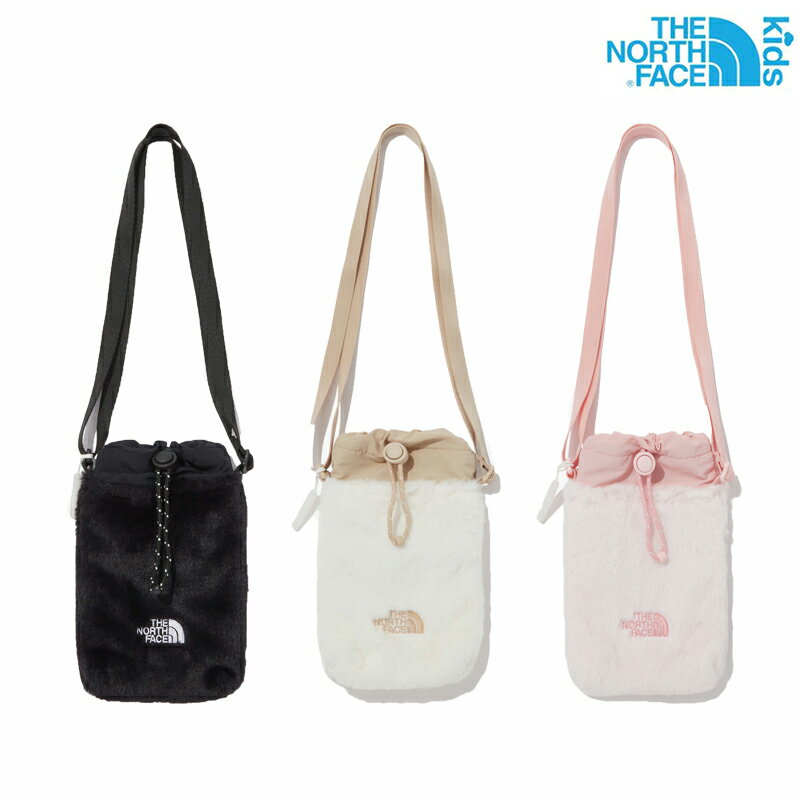 ★送料無料★THE NORTH FACE★GIRLS FUR CROSS BAG NN2PP52 ショルダーバッグ クロスバッグ ファー フリース ボア 斜め掛け 肩掛け ポシェット ミニ キッズ KID ジュニア 小学生 女の子 サコッシュ 男女共用 ノースフェイス WHITE LABEL ホワイトレーベル 韓国 限定 かわいい