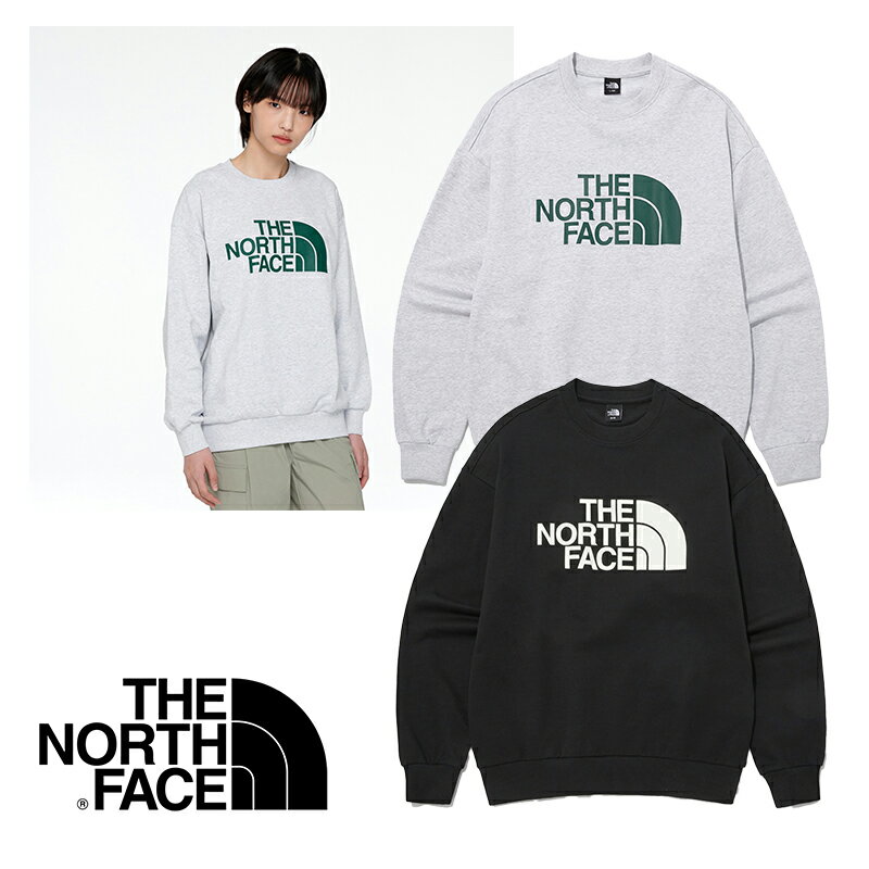 ★送料無料★THE NORTH FACE★NM5MP41 COTTON LOGO RELAXED SWEATSHIRTS パーカー スウェット スエット トレーナー コットン 綿 レディース メンズ 韓国 プルオーバー カーディガン ジャケット ホワイトレーベル 人気 おしゃれ コーデ 新作 2023 2024