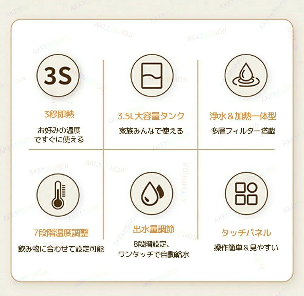 ウォーターサーバー 水道水 卓上ウォーターサー...の紹介画像2
