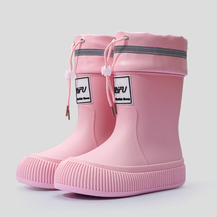 長靴 滑りにくい レインブーツ おしゃれ ジュニア レインシューズ 釣り 雨靴 雨具 レインブーツ 水入りにくい レイングッ — vista 3