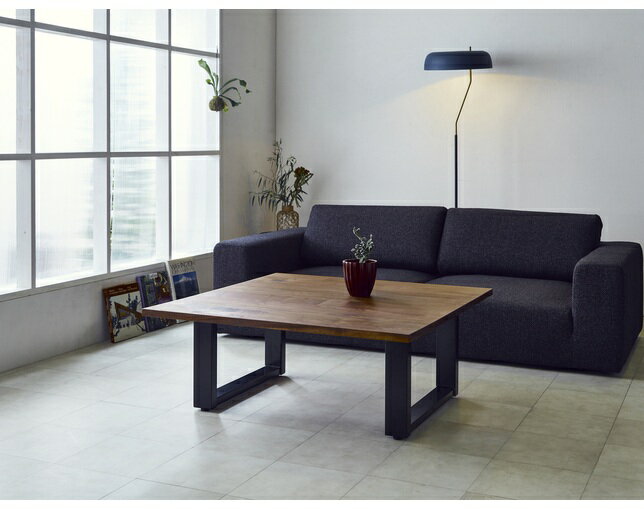 【配送設置無料】【レビュー特典あり】【国産】関家具 ニッポネア NIPPONAIRE グランド3 センターテーブル110cm長方形 シンプル ウォールナット オーク スチール脚 2本脚 オイル塗装 シンプル simple 和風 和 モダン 福岡県 [3]