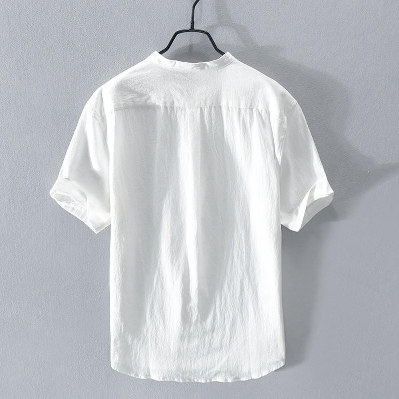 シャツ メンズ メンズシャツ メンズ 半袖シャツ リネンシャツ 夏服 カジュアルシャツ メンズ サマー 2