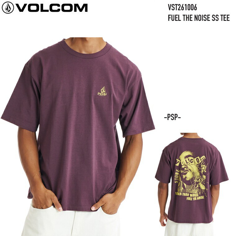 樂天商城 - VOLCOM ボルコム 【 FUEL THE NOISE SS TEE - PSP 】VST261006 Tシャツ シャツ メール便対応 2026 S/S