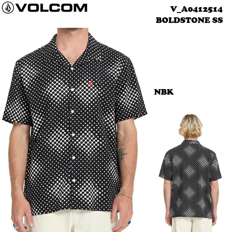 乐天商城 - VOLCOM ボルコム 【 BOLDSTONE SS 】 V_A0412514【 NBK 】メンズシャツ　半袖シャツ シャツ メール便対応 2026S/S