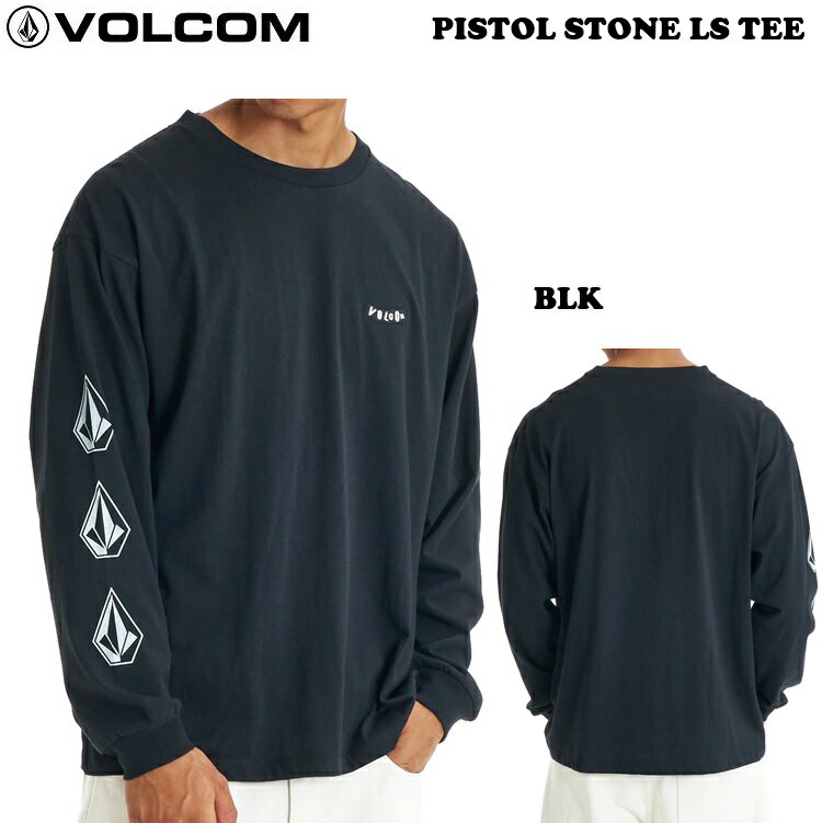 Rakuten - VOLCOM ボルコム 【 PISTOL STONE LS TEE - BLACK 】 VLT261011 ロンT　ロングスリーブシャツ シャツ メール便対応 2026 S/S