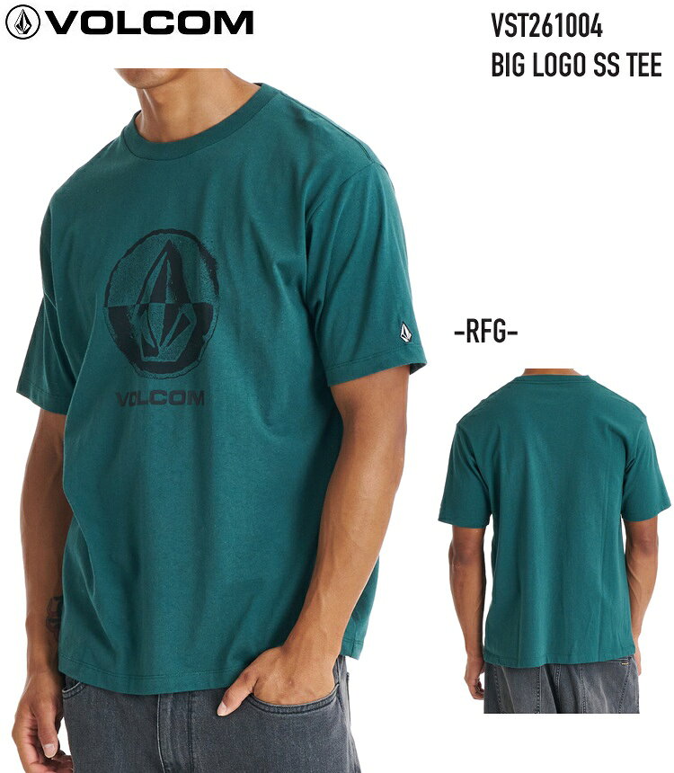 乐天商城 - VOLCOM ボルコム 【 BIG LOGO SS TEE - RFG 】VST261004 Tシャツ シャツ メール便対応 2026 S/S