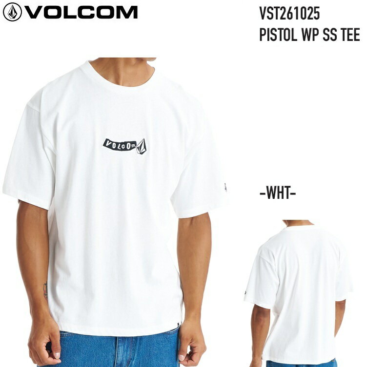 乐天商城 - VOLCOM ボルコム 【 PISTOL WP SS TEE - WHT 】VST261025 Tシャツ シャツ メール便対応 2026 S/S