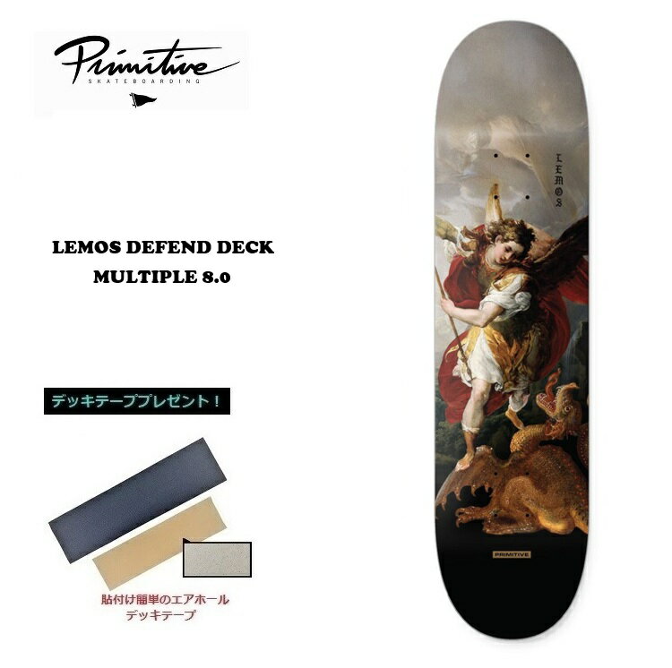 乐天商城 - PRIMITIVE プリミティブ　LEMOS DEFEND DECK MULTIPLE 8.0インチ 8.0×31.75 WB14 デッキテープ無料！ 新作 DECK SKATEBOARD スケートボード デッキ スケボー　　PRIMITIVE SKATEBOARDING