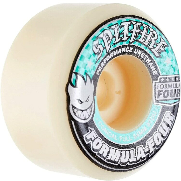 SPIT FIRE スピットファイア　WHEEL【 FORMULA FOUR F4 97DU CONICAL FULL - NATURAL 】【 54mm 】　4個セット　スケートボード ウィール タイヤ　日本正規品 2