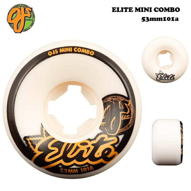 Wheel - OJ オージェー ELITE MINI COMBO 53mm101a WHEEL ウィール エリート ミニ タイヤ スケートボードウィール　日本正規品 4本セット