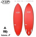 HaydenShapes ヘイデンシェイプス 2023 S/S 『 Hypto Krypto Twin Pin ヒプトクリプト ツインピン 』 カラー:Signal Red 2+1 3FIN EPS FF FUTURE FutureFlex 日本正規品 送料無料！！　サーフニットケースプレゼント！ ※沖縄、離島への発送不可