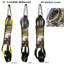 LORDISH BEHAVIOR / ローディッシュ ビヘイビア LEASHCORD 6ft Medium Leash LB 日本正規品 LEASH 2024...