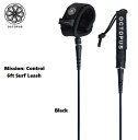 OCTOPUS オクトパス 【 Mission: Control 6ft Surf Leash - Black - 】 6フィート LEASH リーシュコード サーフィン用 流れ止め サーフィン サーフボード サーフギア