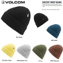 VOLCOM SWEEP BEANIE ボルコム ビーニー J5852507 2025SNOW 日本正規商品 メール便対応