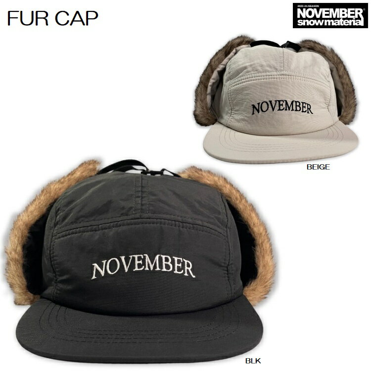 【送料無料】NOVEMBER FURCAP / ノベンバー　ファーキャップ　大人気完売必至グローブ！2025　ノベンバ..