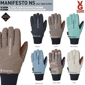 VOLUME/ボリューム MANIFESTO NS GLOVES GORE-TEX/ゴアテックス　マニフェスト 　ノンストレス送料無料x代引き手数料無料!☆ヴォリューム 2025/スノーボードグローブ/防水グローブ/24‐25