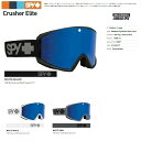 SPY GOGGLE スパイ　ゴーグル　CRUSHER ELITE 【 HD Rose w/Dark Blue Spectra 】クラッシャー エリート 日本正規品 SPY GOGGLE スパイ ゴーグル SNOWBOARD SKI SNOWBOARD SKI GOGGLE/