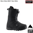 バートン モト ボア ワイドフィット BURTON MEN'S MOTO BOOTS BOA Wide Fit /2025(COLOR:BLACK) 【全国送...