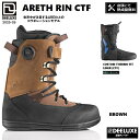 【予約商品】 DEELUXE BOOTS/ディーラックス 25-26 ARETH RIN CTF カラー:BROWN /アースリン DEELUXE×ARETH ...