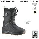 【予約商品】 SALOMON サロモン 25-26 ECHO DUAL BOA Boots カラー: BLACK (WIDEFIT) 2026 エコー デュアル...