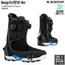 BURTON Men's Waverange X Pro Step On Snowboard Wide Boots(Black)バートン ウェイブレンジエックス プロ ワイドブーツ【全国送料無料】2026 正規品 保証付 / 25⁻26【熱成型無料】