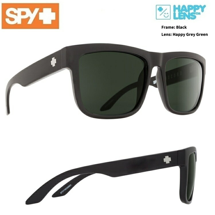 乐天商城 - SPY OPTIC スパイ 【 DISCORD ディスコード 】 【 Black - Happy Grey Green 】 HAPPY LENS ！送料無料！！スパイサングラス正規品【smtb-TK】