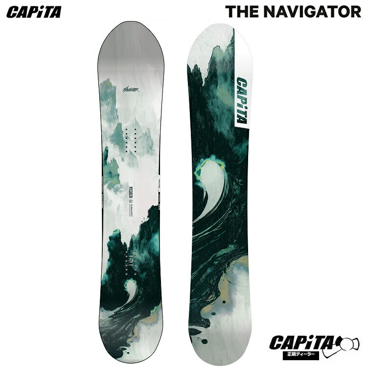 CAPITA SNOWBOARD�@26-27 THE NAVIGATOR /�@�L���s�^�@�U �i�r�Q�[�^�[�@�S�����������@�`���[�������@2027 ���K�i�@�ۏ؏��t �y2026�N10�����...