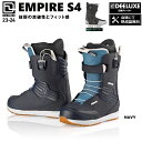 DEELUXE BOOTS/fB[bNX 23/24 EMPIRE S4 J[:NAVY /GpCA@T[tBbg 2024 DEELUXE{Ki@ۏ؏tyT[Ci[@M^z@I23-24