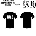 1910 NINETEEN TEN / iCeB[Ee@ORIGINAL FRONT SHORT SLEEVE TVc@(BLACK)WFC~[XRt@Auh{㗤IKi@[ւɂđI