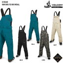 VOLCOM　RAIN GTX OVERALL　BIBPANT　23－24/　ボルコム　レインゴア　ビブパンツ/　GORE-TEX 2LAYER /ゴアテックス/防水ウェア/ゴア/GORE 防水 ウェア/バックカントリー仕様/SNOWBOARD/スノーボード　2024 VOLCOM JAPAN正規品 G1352403