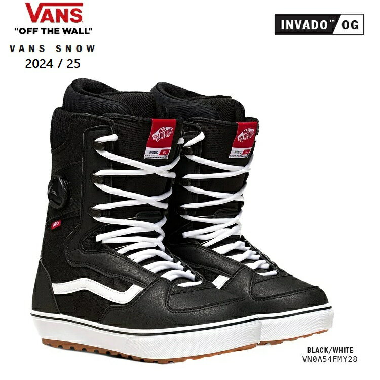 【予約商品】 VANS SNOW 24/25 INVADO OG インバード オージー VANS SNOWBOARD BOOTS バンズ スノーボードブーツ VANS 日本正規品 保証書付 特別価格 2025