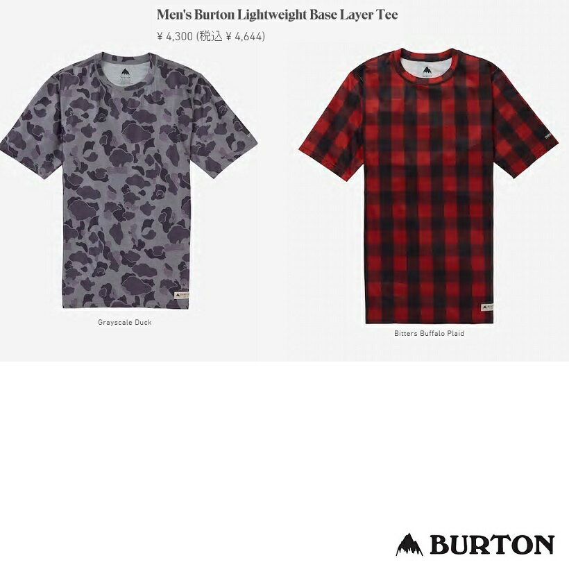 BURTONMen's Burton Lightweight Base Layer Tee饤ȥS/SСȥ󥸥ѥ/쥤䡼/Ρܡɥʡ/Сȥ󡡥ʡW19JP-132011