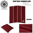 OCTOPUS オクトパス 【 FRONT DECK -CORDUROY GRIP- 】 【 BURGUNDY 】 日本正規品 サーフボードデッキパット デッ...