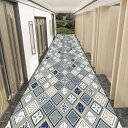 ロングカーペット 長方形 柄 カラー 花 玄関マット 書斎 オシャレ 廊下敷き おしゃれ 60x100 洗える 北欧 オールシーズン 滑り止め付き ヨーロッパ マット 敷物 インテリア カラフル 家庭