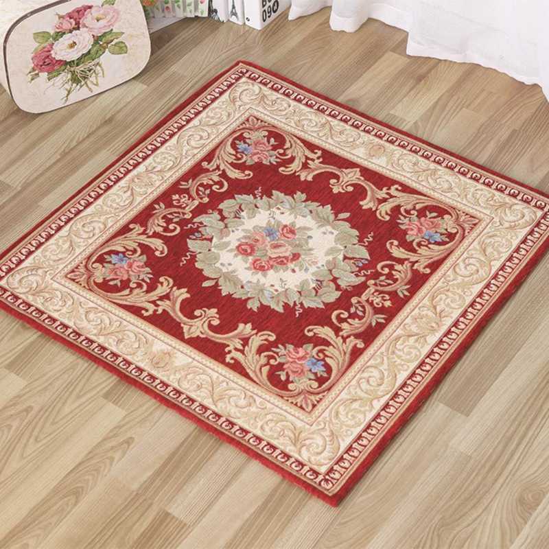 正方形ラグ 90x90 屋内室内 カーペット ラグマット フロアマット インテリア リビング 北欧風マット 10..