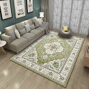 ペルシャ 絨毯 ラグ 宮廷風 40x60CM カーペット 洗える ビンテージ ラグマット リビングマット タイプ 花 防滑 北欧風 吸湿性 防ダニ 防音 低反発 子供部屋用 オシャレ 床暖房・ホットカ