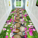 ラグ 滑り止め マット 0.4x0.6m カラー 北欧 3d花柄模様 おしゃれ 玄関マットラグ デザイン カーペット ロングカーペット 耐久 丈夫 洗濯可能 モダン 綺麗 廊下ステージ リビング用 ホ