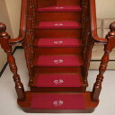 階段マット 防音 夜光設計 転倒防止 キズ防止 厚手 モダン 25x55cmx5 吸着階段マット ステップマット 屋内 洗える 四季通用 吸着式 滑り止め 耐久性に優れている 強粘着力 安全対策 素足