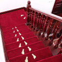 階段マット 滑り止め 折り曲げ 厚手 5枚 65x24cmx5 ペルシャ絨毯 伝統柄 ふわふわ 高級 キズ防止 防音 耐久的 ずれない 四季通用 足腰にやさしい 階段カーペット カラー ベルギー製 ヨ