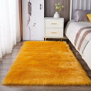 じゅうたん シャギーラグ 無地 大判サイズ 折り畳み 50x100cm 長方形 極厚 夏用 絨毯 抗菌 滑り止め 一年中使用 床暖房対応 らぐまっと 耐久性 保...